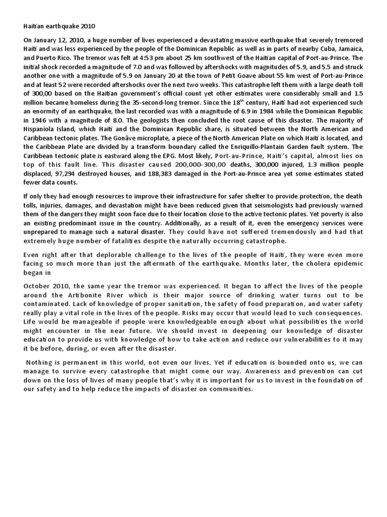 Regard Fms Impact On Haitian Society A Critical Analysis - r4d9ky6