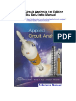 Applied Circuit Analysis 1st Edition Sadiku Solutions Manual