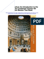 Arts and Culture An Introduction To The Humanities Combined Volume 4th Edition Benton Test Bank