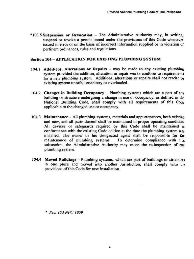 Plumbing Code Set | PDF | Plumbing | Sanitary Sewer