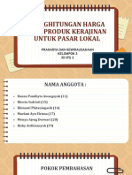 Penghitungan Harga Jual Produk Kerajinan Untuk Pasar Lokal - Kelompok 3 - Xii Ips 3