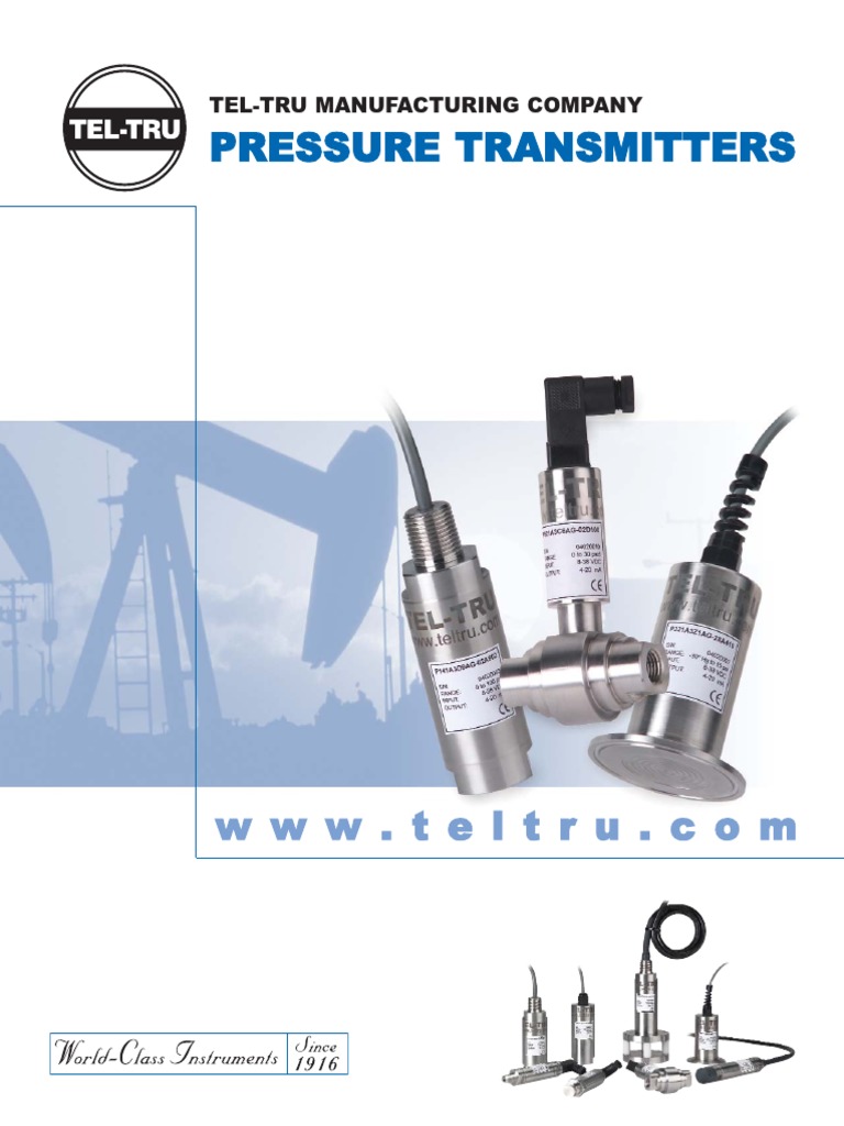 Pressure Transmitter PDF Mechanical Engineering Gases