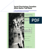 Exploring Social Psychology Canadian 4th Edition Baron Test Bank