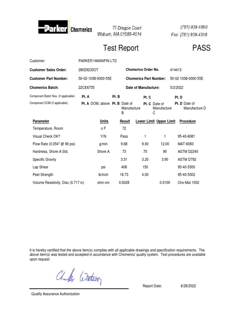 Test Report | PDF