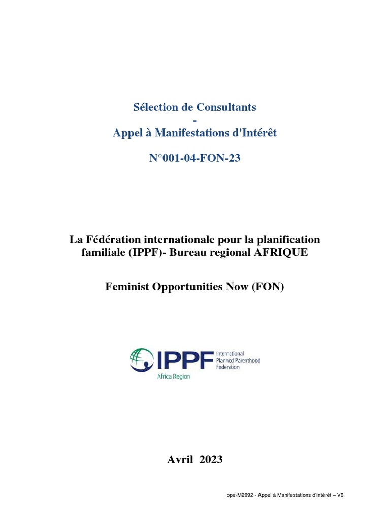 Appel A Manifestations D Interet+landing+page+ | PDF | Internet ...