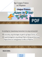 Mga Lingua Franca Sa Pilipinas