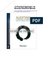 Auditing A Practical Approach 1st Edition Moroney Solutions Manual