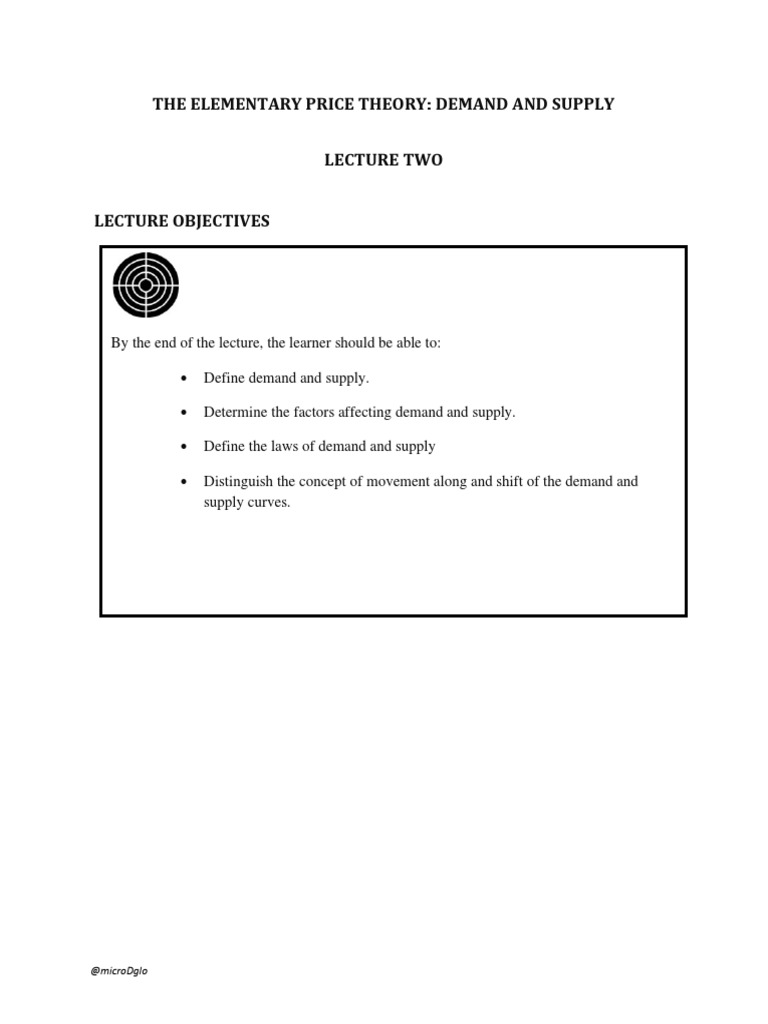 Understanding Demand and Supply Basics | PDF | Demand | Demand Curve