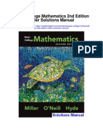 Basic College Mathematics 2nd Edition Miller Solutions Manual