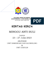 Kertas Kerja Minggu Anti Buli 2023