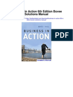 Business in Action 6th Edition Bovee Solutions Manual