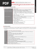 Descote Model 2100B Globe Valve Overview | PDF | Valve | Leak