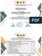 Sertifikat Bimtek 2023