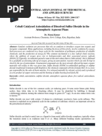 Cobalt Catalysed Autoxidation of Dissolved Sulfur Dioxide in The Atmospheric Aqueous Phase