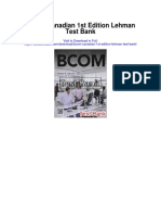 Bcom Canadian 1st Edition Lehman Test Bank
