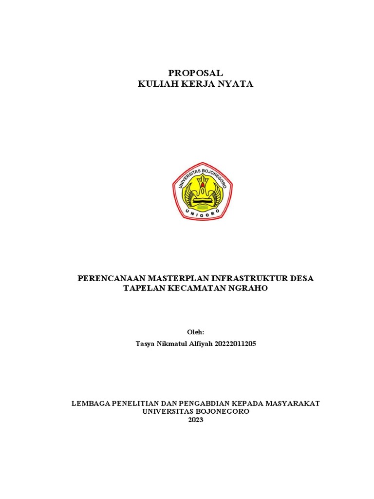 Proposal KKN Kolaboratif 2023 Kelompok 6 Reff | PDF
