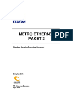 Standard Operation Procedure - Metro Ethernet
