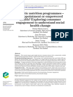 Exploring Consumer Engagement To Understand Social Health Change