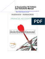 Financial Accounting 7th Edition Harrison Solutions Manual