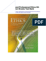 Business and Professional Ethics 6th Edition Brooks Test Bank