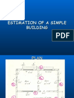 Estimation of Simple Building