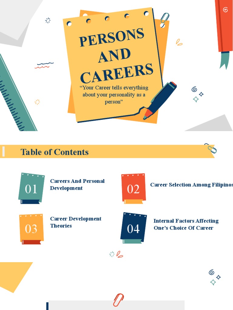 Personal Development and Career Choices | PDF | Self Concept | Choice