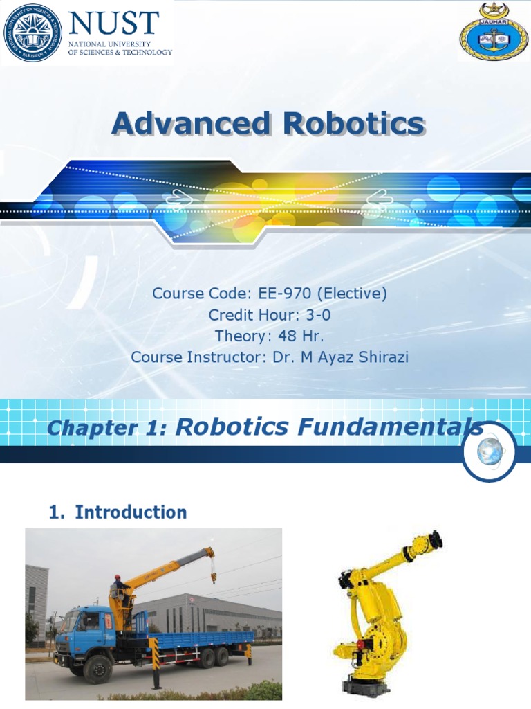 Lecture 2 DR M AYAZ SHIRAZI NUST Robotics | PDF | Kinematics ...