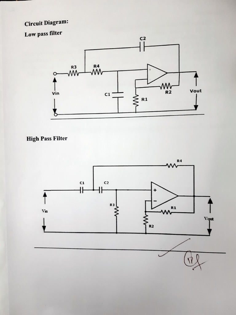 First and Second Order Filter Design | PDF | Electronic Filter | Amplifier