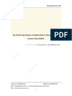 The DXB26 Specification of Lithium BMS v0.1