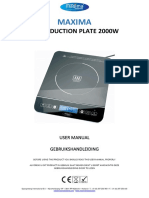 Maxima Single Eco Induction Plate 2000w User Manual