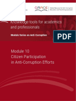 Anti-Corruption Module 10 Citizen Participation in Anti-Corruption