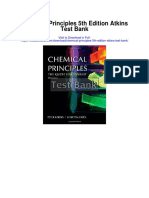 Chemical Principles 5th Edition Atkins Test Bank