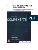 Compensation 12th Edition Milkovich Solutions Manual