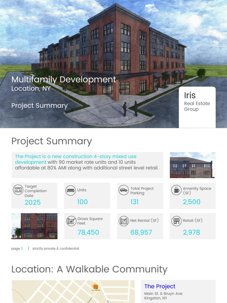 Investment Memo Multifamily in NY PDF Renting Lease