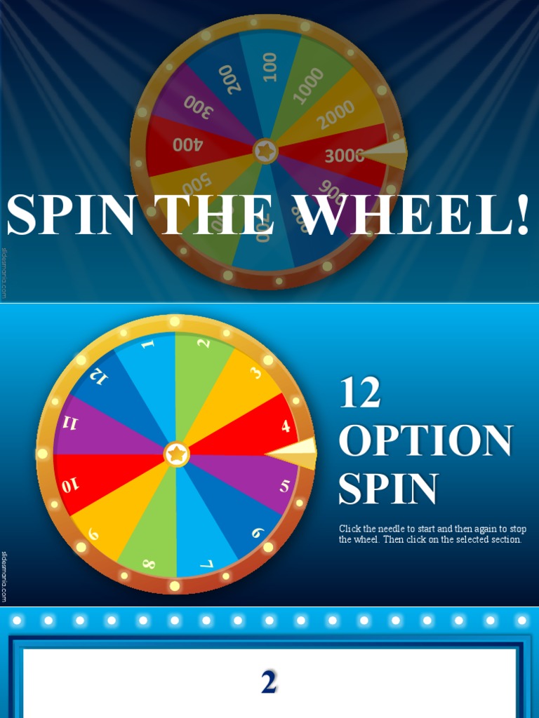 Spin The Wheel Questions PDF