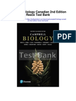 Campbell Biology Canadian 2nd Edition Reece Test Bank