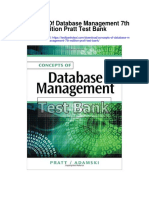 Concepts of Database Management 7th Edition Pratt Test Bank