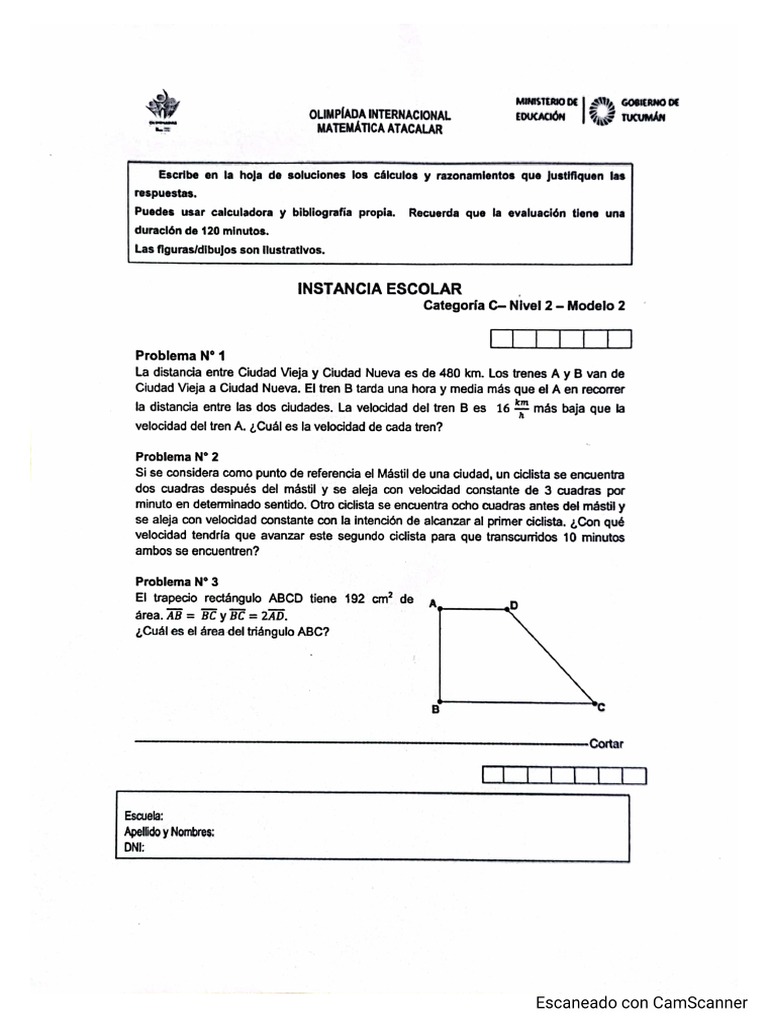 Categ C - N 2 - Modelo 2 | PDF