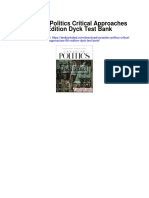 Canadian Politics Critical Approaches 8th Edition Dyck Test Bank