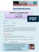 Carpeta de Recuperación Religión 4°