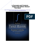 Calculus Concepts and Contexts Enhanced Edition 4th Edition Stewart Test Bank