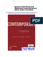 Contemporary Advertising and Integrated Marketing Communications 14th Edition Arens Test Bank