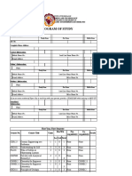 Program of Study: College of Engineering and Technology Bachelor of Science in Ceramic Engineering (Bscere) - 2018