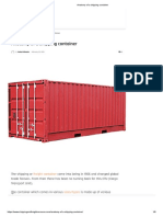 Anatomy of A Shipping Container