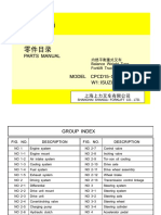 1.5ton Isuzu c240 Parts Manual