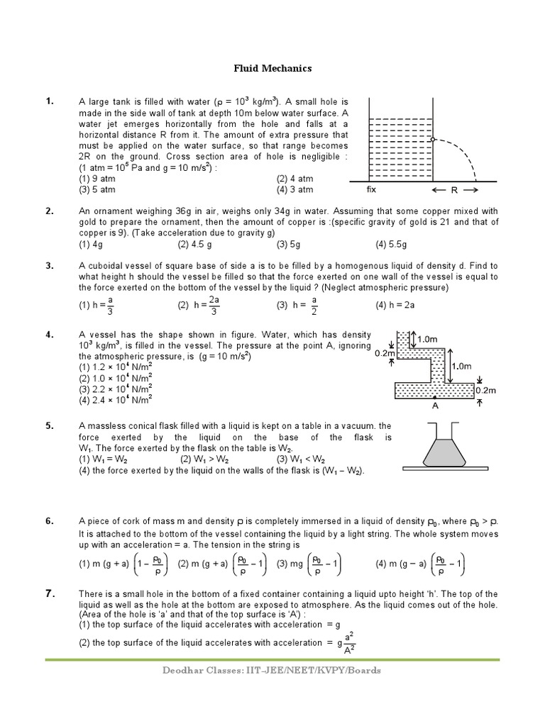 Fluid Mechanics | PDF