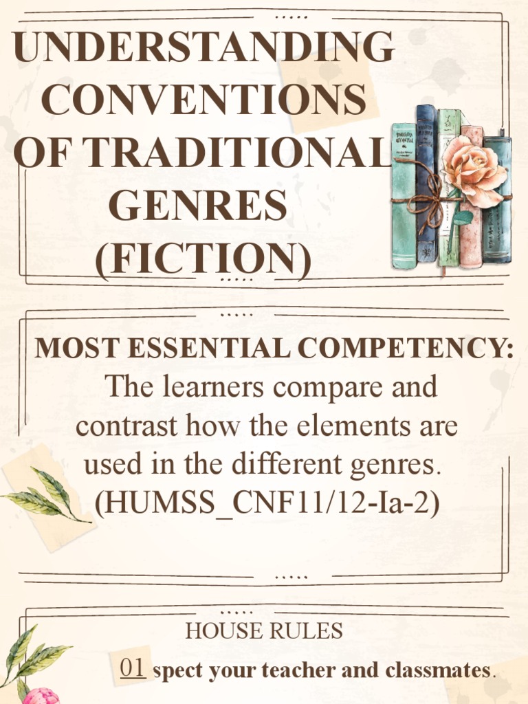Understanding Conventions of Traditional Genres (Fiction) PDF