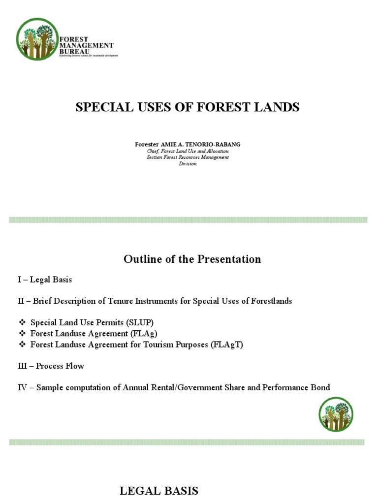 Tenurial Instruments for Forest Lands | PDF