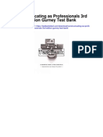 Communicating As Professionals 3rd Edition Gurney Test Bank