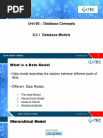 Unit 9.2 Database Models